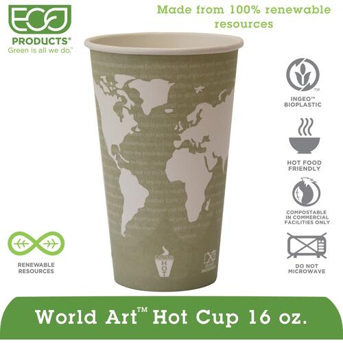 Eco-Products World Art Hot Drink Cups (EPBHC16WAP)