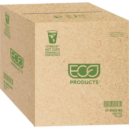 Eco-Products World Art Hot Drink Cups (EPBHC8WAPCT)