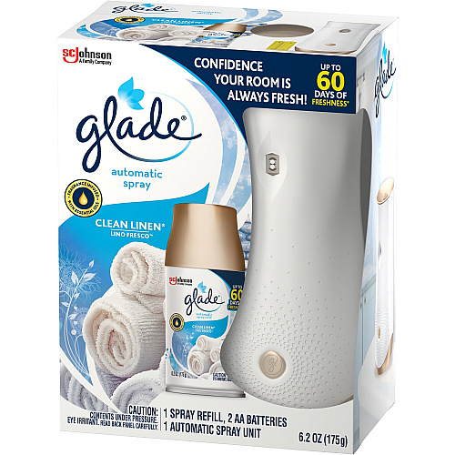 Glade Clean Linen Automatic Spray Kit (329349)