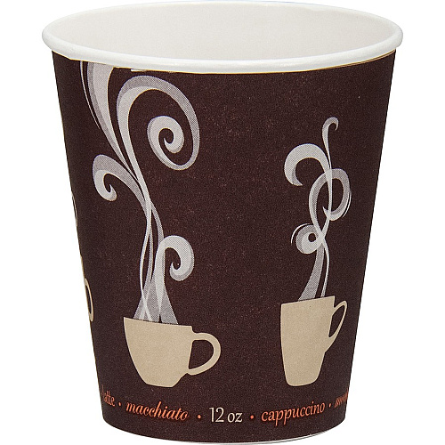 SOLO ThermoGuard 12 oz Double Walled Paper Hot Cups (DWTG12ST)
