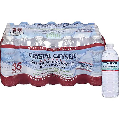 Crystal Geyser Natural Alpine Spring Water (35001DEP)