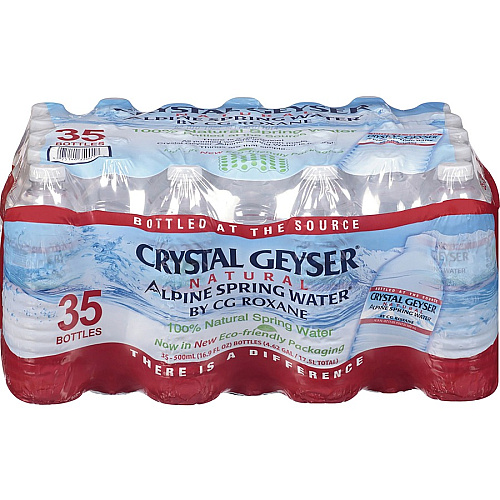 Crystal Geyser Natural Alpine Spring Water (35001DEP)