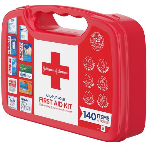 Johnson & Johnson All-Purpose Portable/Compact Emergency Kit (202011)