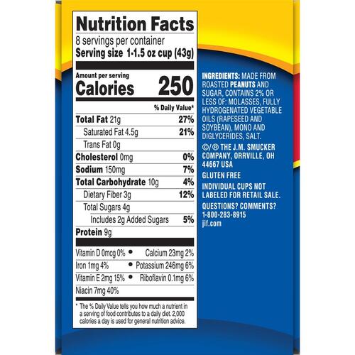 Folgers Jif Crunchy Peanut Butter (24130)