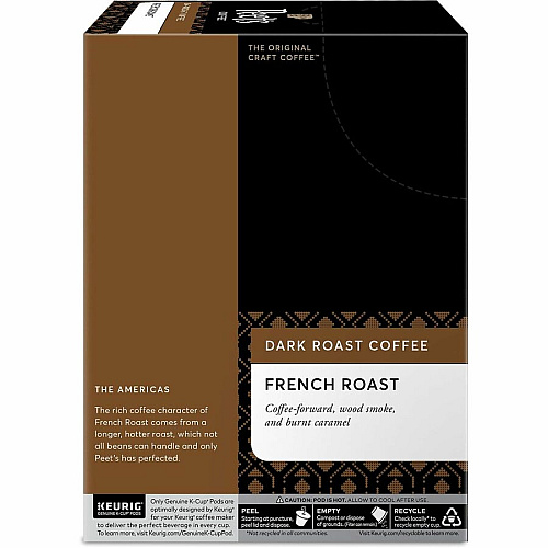 Peet's Coffee K-Cup French Roast Coffee (2405)