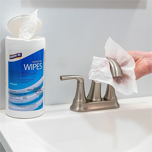 Genuine Joe Disinfecting Wipes (W75F)