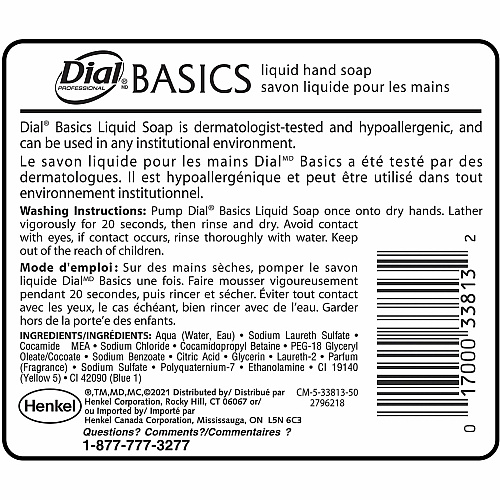 Dial Basics Liquid Hand Soap (33815)