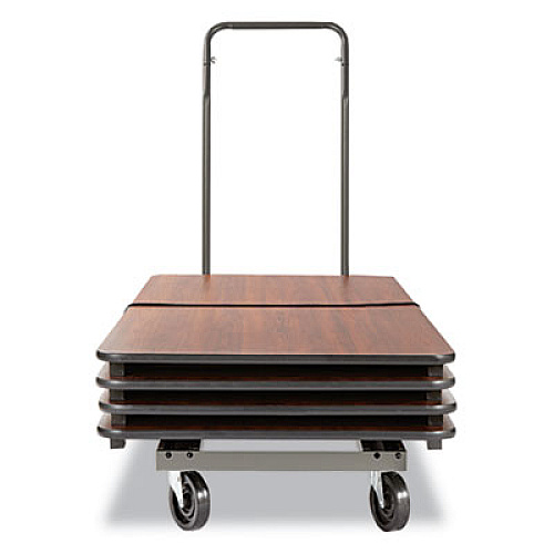 Alera Chair/Table Cart, Metal, 600 lb Capacity, 20.86" x 50.78" to 72.04" x 43.3", Black (FTCART)