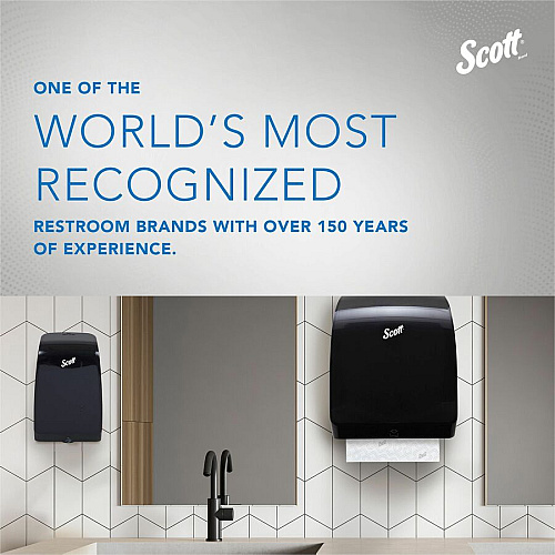 Scott Pro High-Capacity Hard Roll Towels with Elevated Design & Absorbency Pockets (53925)