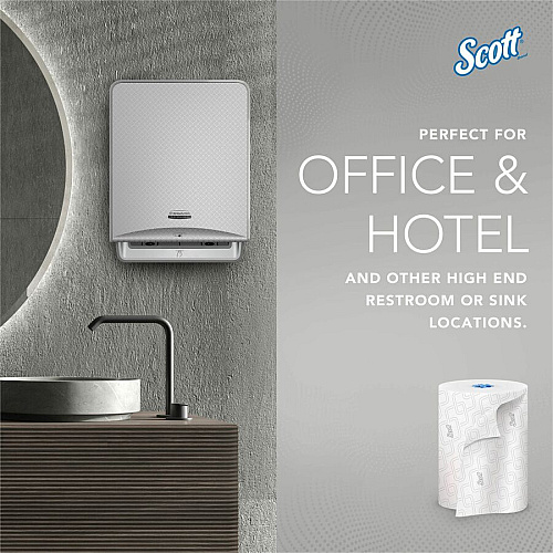 Scott Pro High-Capacity Hard Roll Towels with Elevated Design & Absorbency Pockets (53925)