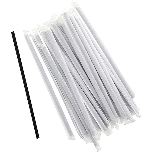 Banyan Black Straws - Wrapped (600228)
