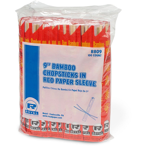 AmerCare Royal 9" Bamboo Chopsticks (054000)
