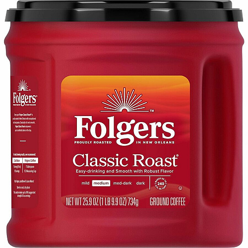 Folgers Ground Classic Roast Coffee (30407CT)