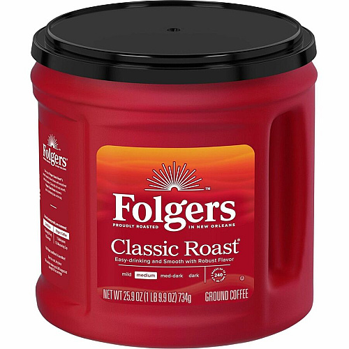 Folgers Ground Classic Roast Coffee (30407CT)