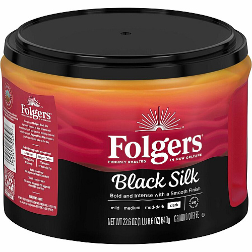 Folgers Ground Black Silk Coffee (30439)