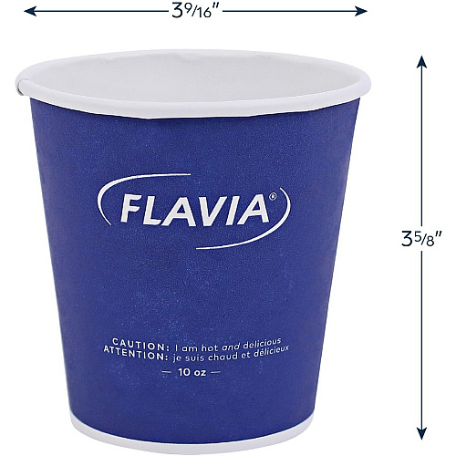 FLAVIA 10 oz Hot Beverage Paper Cups (25200018)