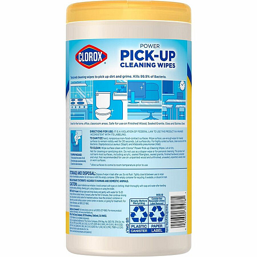 Clorox Power Pick-Up Cleaning Wipes (32578)