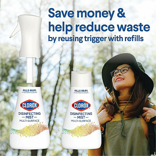 Clorox Disinfecting, Sanitizing & Antibacterial Mist Refill (60156)