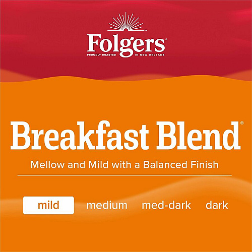 Folgers Ground Breakfast Blend Coffee (30440)