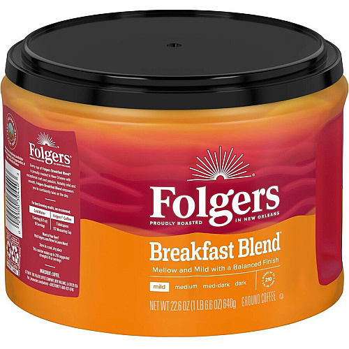 Folgers Ground Breakfast Blend Coffee (30440)