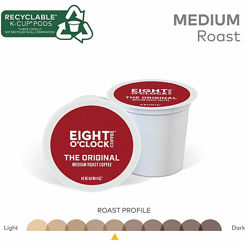 Eight O'Clock K-Cup Original Coffee (0657)