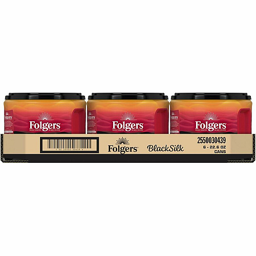 Folgers Ground Black Silk Coffee (30439CT)