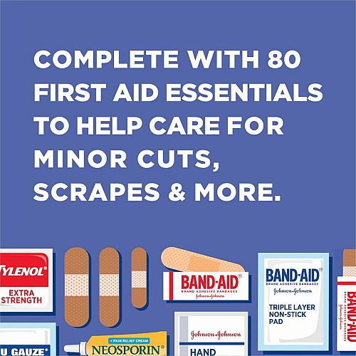 Johnson & Johnson Travel Ready First Aid Kit (202068)