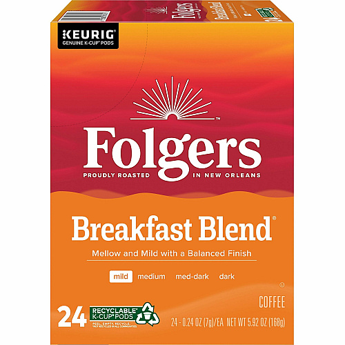 Folgers K-Cup Breakfast Blend Coffee (3451)