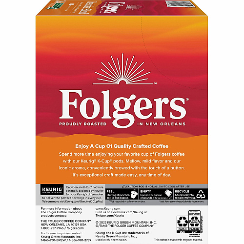 Folgers K-Cup Breakfast Blend Coffee (3451)