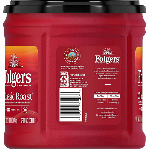 Folgers Ground Classic Roast Coffee (30407PL)