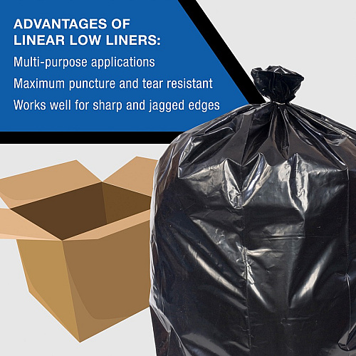 Everyday Genuine Joe Low-Density Can Liners (LD243212)