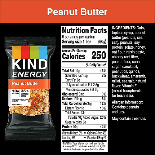 KIND Energy Bars (28715)