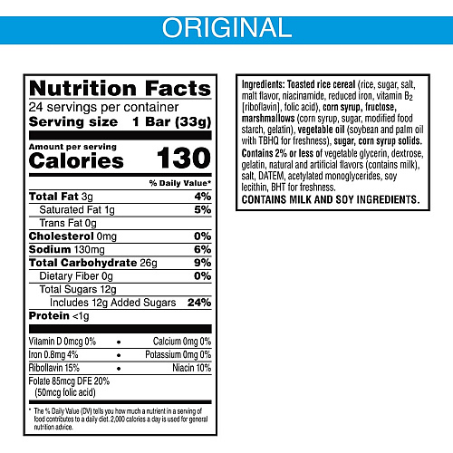 Rice Krispies Homestyle Original Treats (27141)