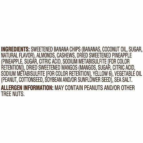 Fisher Tropical Trail Mix (P27165)