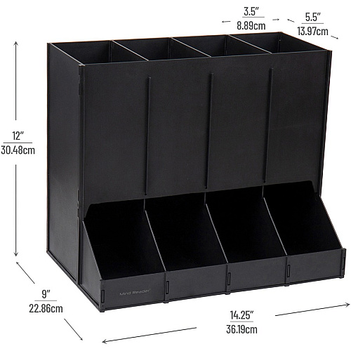 Mind Reader Abundant Compact Coffee Pod Dispenser (CPODBK)