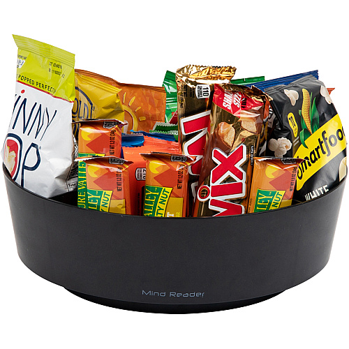 Mind Reader 4-Compartment Snack Carousel Organizer (LAZSNACK)