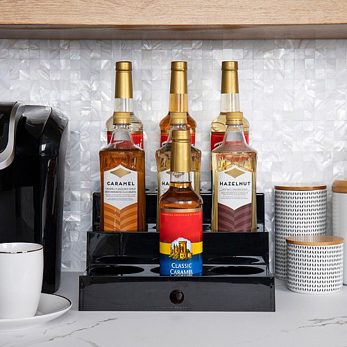 Mind Reader 9-Compartment Nested Syrup Bottle Holder (SYRUPH9)