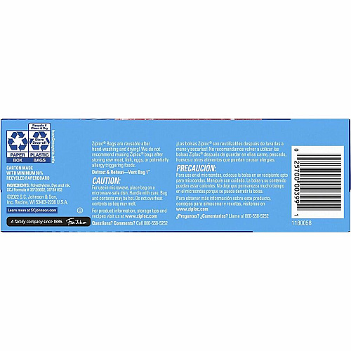 Ziploc Grip n' Seal Freezer Bags (314443)