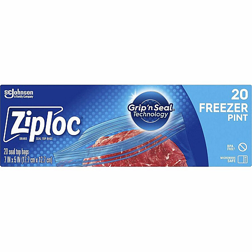 Ziploc Grip n' Seal Freezer Bags (314443)