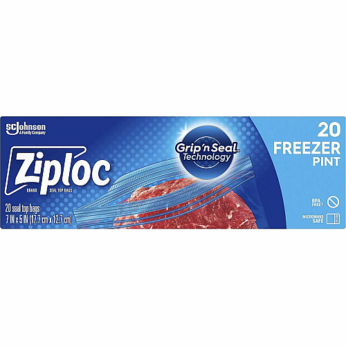 Ziploc Grip n' Seal Freezer Bags (314443)