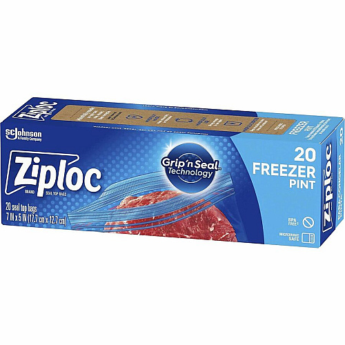 Ziploc Grip n' Seal Freezer Bags (314443)