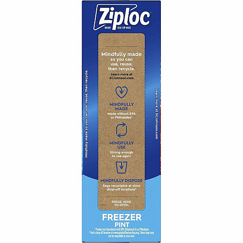Ziploc Grip n' Seal Freezer Bags (314443)