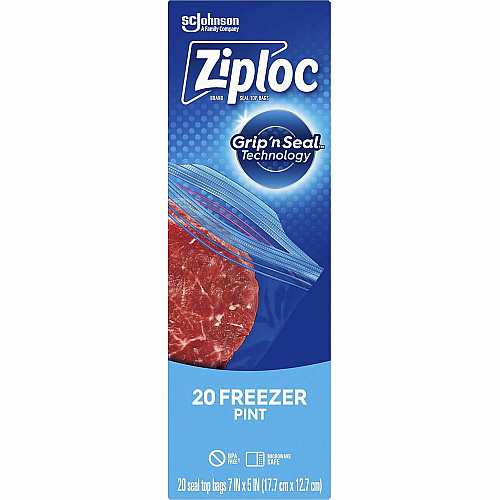 Ziploc Grip n' Seal Freezer Bags (314443)