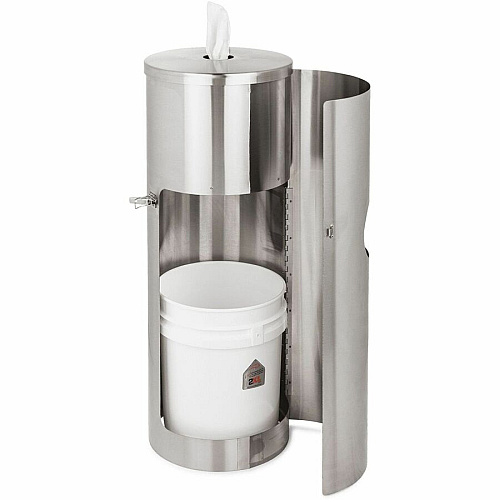 2XL Stainless Steel Stand Wiper Dispenser (L63)