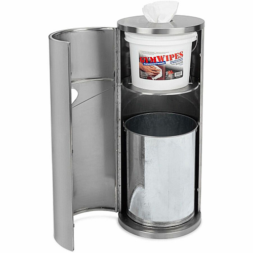 2XL Stainless Steel Stand Wiper Dispenser (L63)