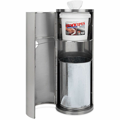 2XL Stainless Steel Stand Wiper Dispenser (L63)