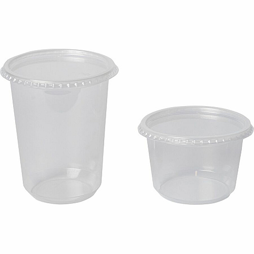 BluTable 16 oz Round Deli Tub Containers (PPDEL16)