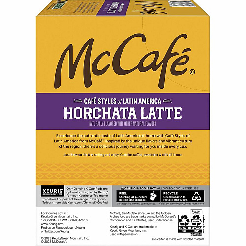 McCafe K-Cup Horchata Latte (9891)