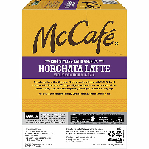 McCafe K-Cup Horchata Latte (9891)