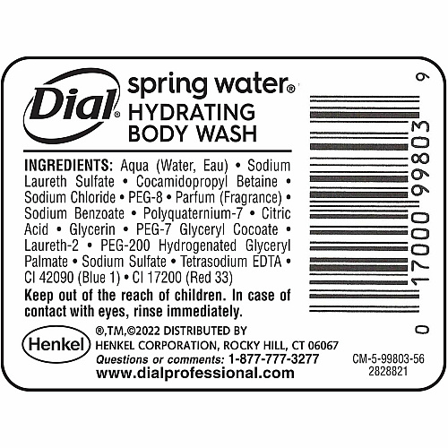Dial Versa Body Wash Dispenser Refill (99804)